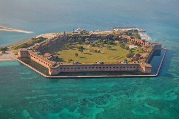 Dry Tortugas aerial view