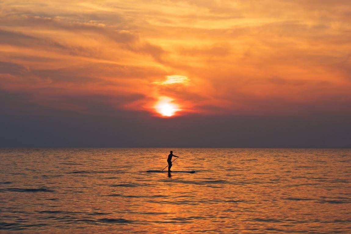 paddle boarding in key west