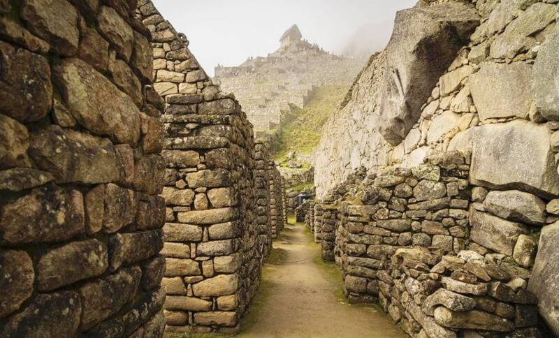 Walls of Machu Picchu