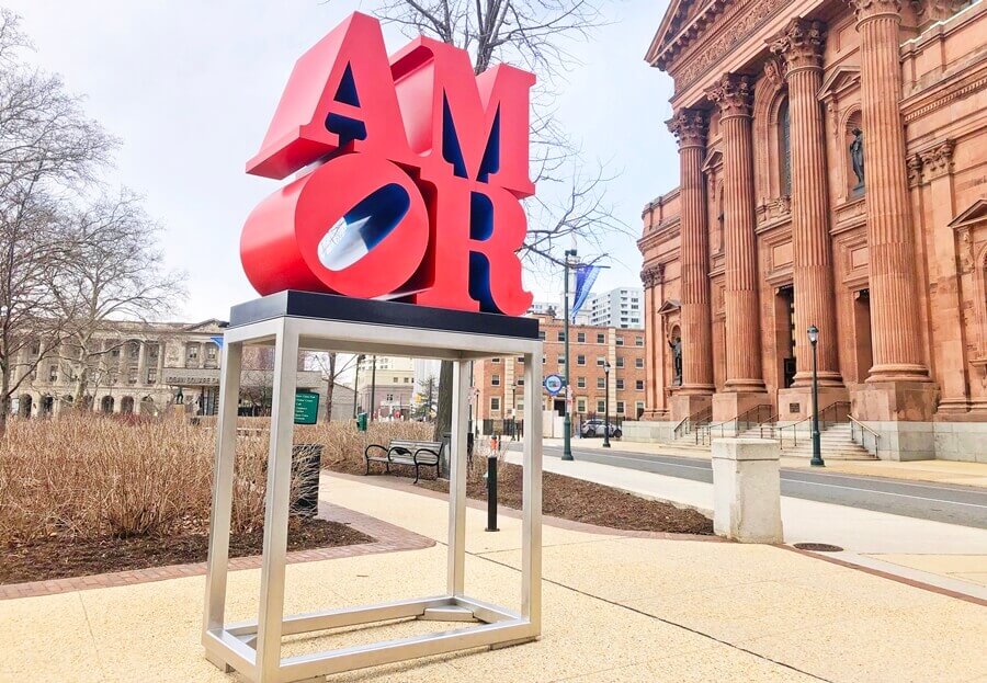 Love Sign in Philadelphia