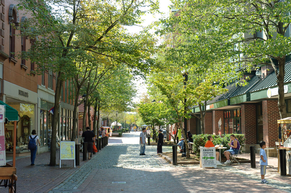 Center of Salem, Massachusetts