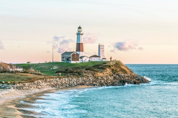 Montauk Point Light, Lighthouse, Long Island, New York, Su (1)