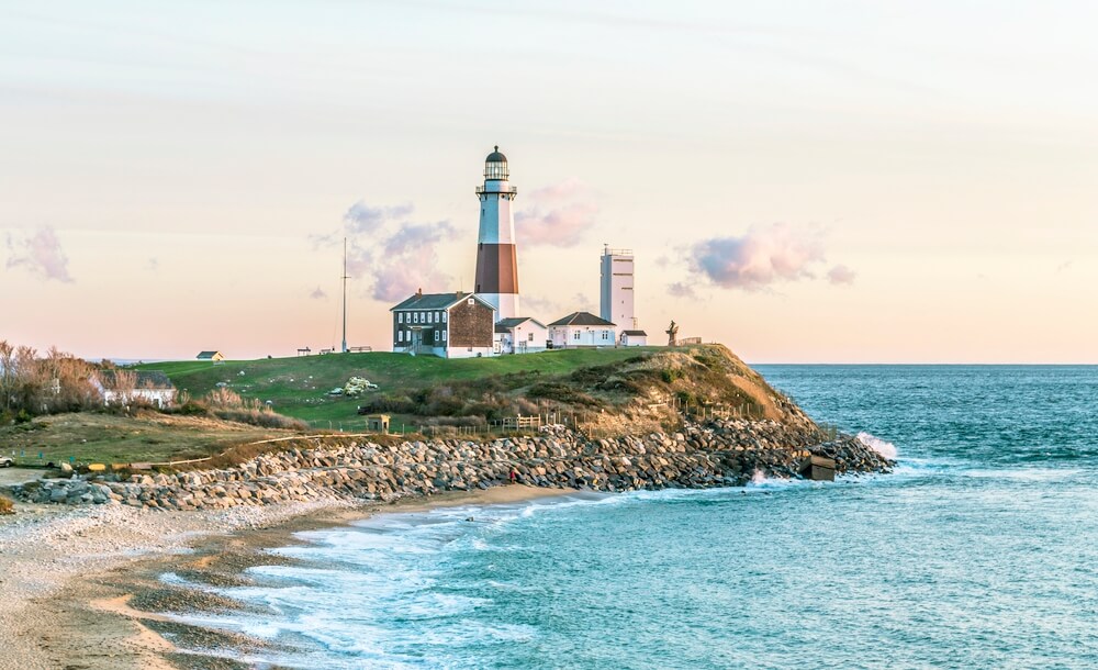 Montauk Point Light, Lighthouse, Long Island, New York, Su (1)