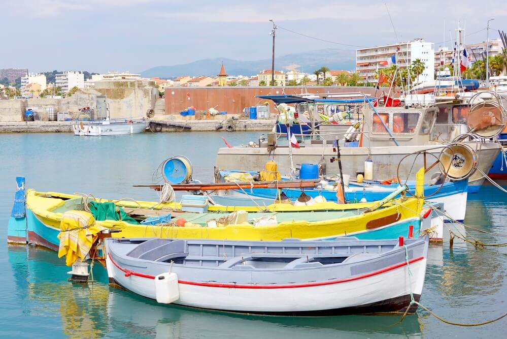 The 15 Prettiest Islands To Visit In France 5 Small boats in the port of Cros at Cagnes-sur-Mer, commune in th (1)
