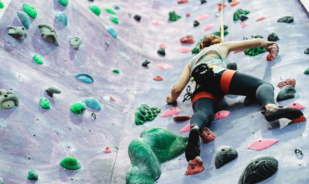 indoor rock climbing