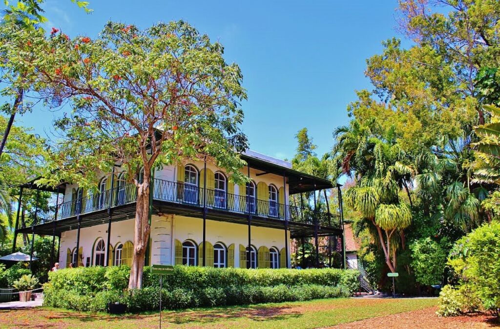 Ernest Heminway house in Key West