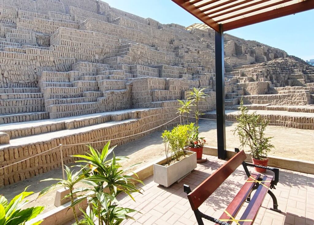 Huaca Pucllana Pyramid in Peru