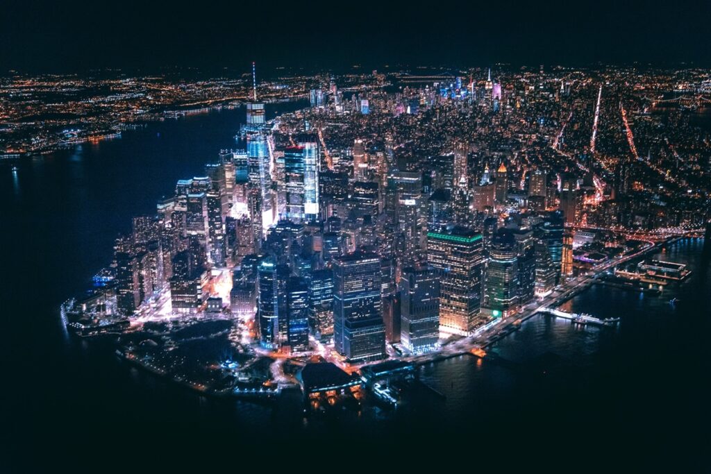 helicopter tour of new york at night