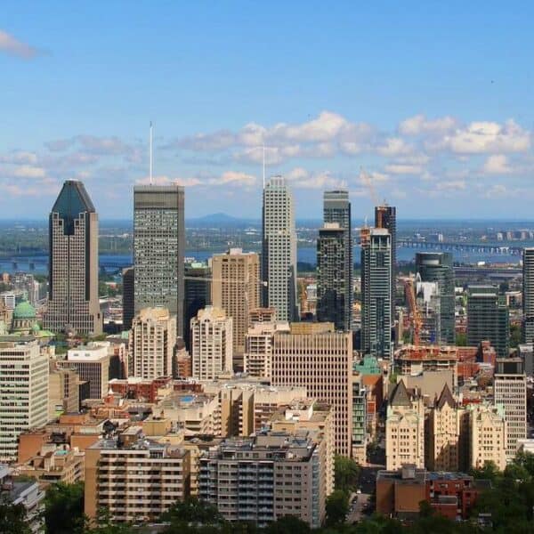 montral skyline from mount royal (1)